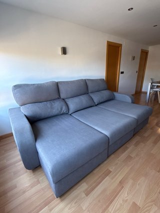 Sofa Chaise longue gris +  ENVIO INCLUIDO VLC