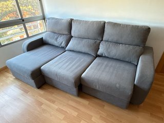 Sofa Chaise longue gris +  ENVIO INCLUIDO VLC