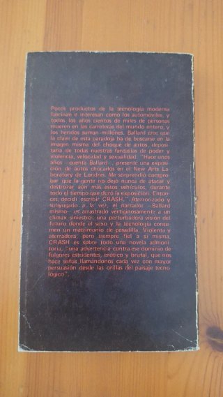 Crash, J.G. Ballard Primera edición
