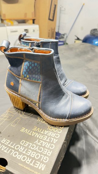 Botines ART patchwork multicolor talla 36