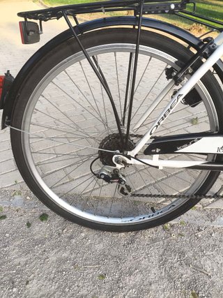 Bicicleta Orbea Paseo Negra y Blanca