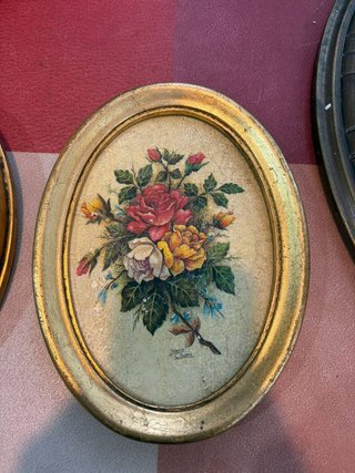 PAREJA DE CUADROS FLORALES