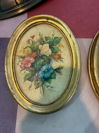 PAREJA DE CUADROS FLORALES