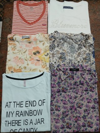 Lotto 6 T-shirt Donna Tg. L