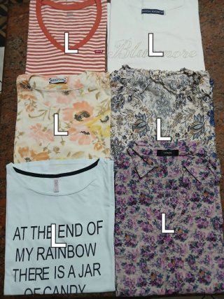 Lotto 6 T-shirt Donna Tg. L