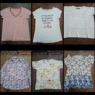 Lotto 6 T-shirt Donna Tg. L