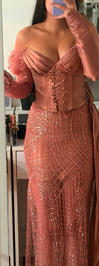 Conjunto Corsé y Falda Fiesta Rosa corse de cuerda