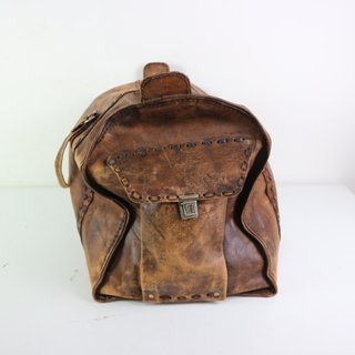BORSA BORSONE PELLE VINTAGE ANNI 80 90 ARTIGIANALE