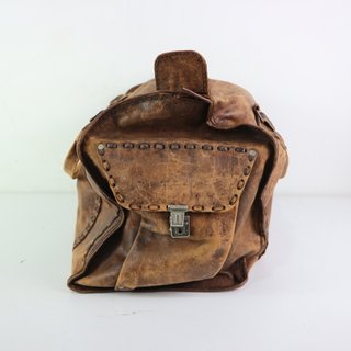 BORSA BORSONE PELLE VINTAGE ANNI 80 90 ARTIGIANALE