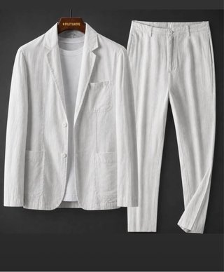 Conjunto RILEY GROVE Chaqueta y Pantalón Blanco