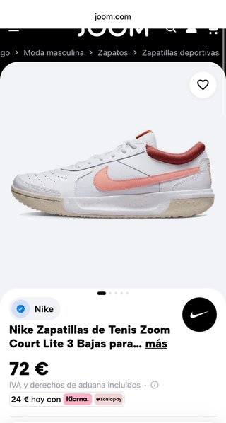 Nike Court Vision Deportivas Talla 39