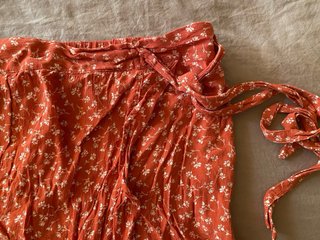 Falda corta estampada floral