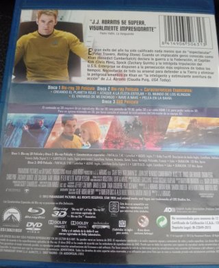 Star Trek: En la Oscuridad Blu-ray 3D + Blu-ray +