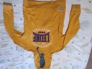 Sudadera Leone Amarilla Talla XL