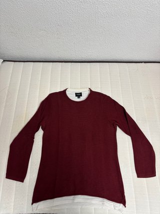 Jersey Pull&Bear burdeos talla M