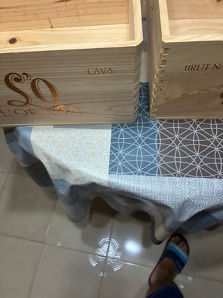 Cajas de madera L'Origan para vinilos