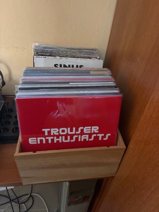 Cajas de madera L'Origan para vinilos