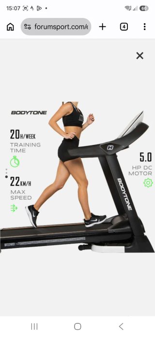 Cinta Correr BODYTONE DT22 WIFI Plegable