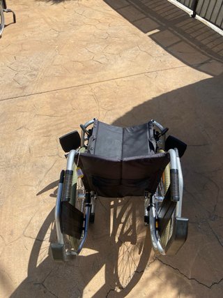 Silla de ruedas t.41 plegable frenos grande