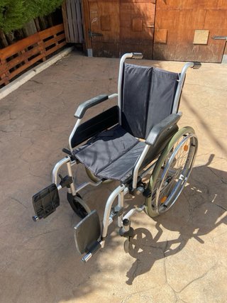 Silla de ruedas t.41 plegable frenos grande