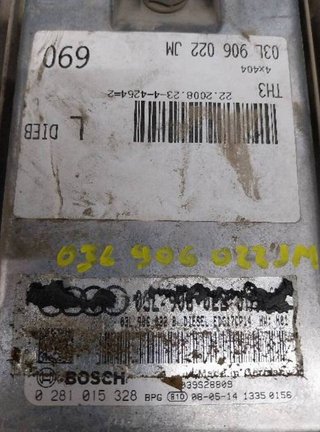 Audi 52621 03l906022jm 0281015328 centralita a4