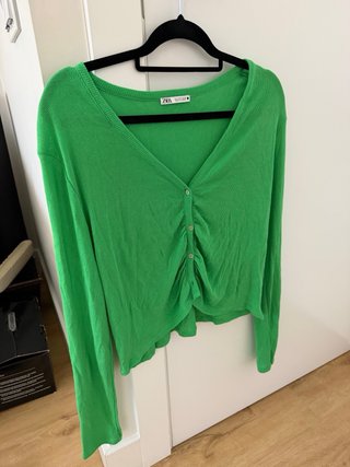 Chaqueta Zara verde