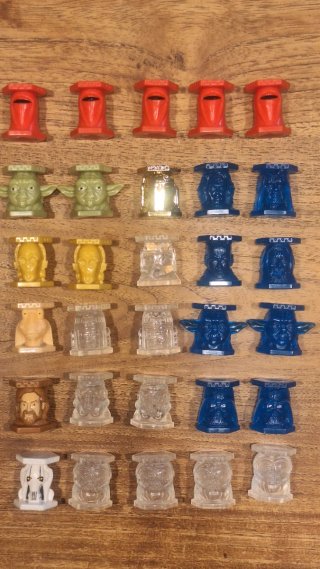 Star Wars Abatons Panini Lote 30 Figuras