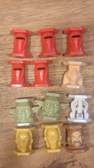 Star Wars Abatons Panini Lote 30 Figuras