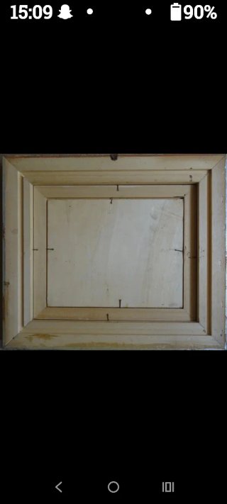 Vecchio quadro dipinto ad olio