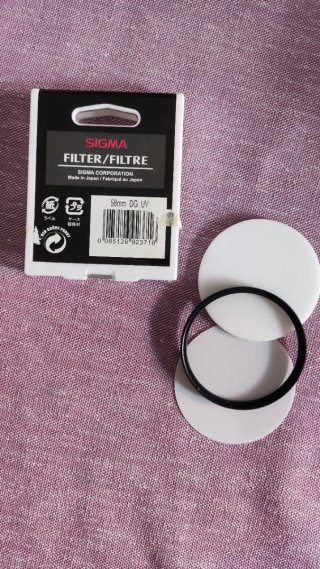 Filtro UV Sigma DG 58mm con estuche