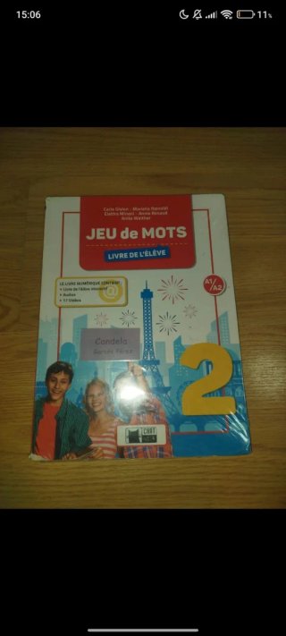 Jeu de mots 2, A1/A2 livre de l'élève