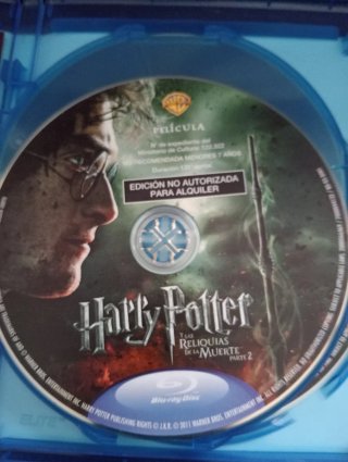 Blu-ray 3D Harry Potter Reliquias Muerte Parte 2