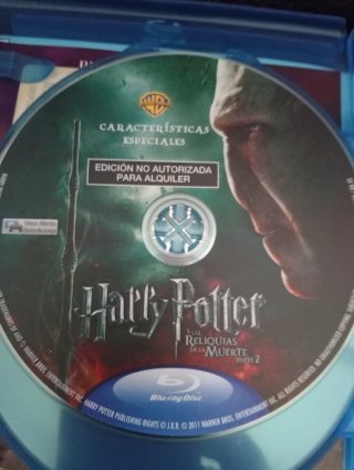Blu-ray 3D Harry Potter Reliquias Muerte Parte 2