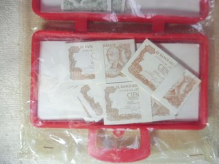 Maletín Juguete con Billetes Banco