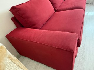 Sofá Kivik 3 plazas Ikea Rojo
