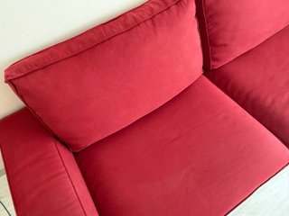 Sofá Kivik 3 plazas Ikea Rojo