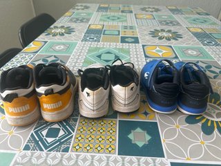 Lote Zapatillas deportivas Niños Joma y Puma T-28