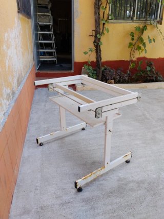 Mesa Dibujo Técnico Metal Blanco