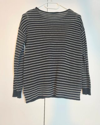 Maglione a righe manica lunga