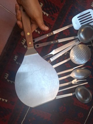 Lote Utensilios Cocina Acero Inox