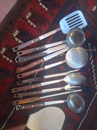 Lote Utensilios Cocina Acero Inox