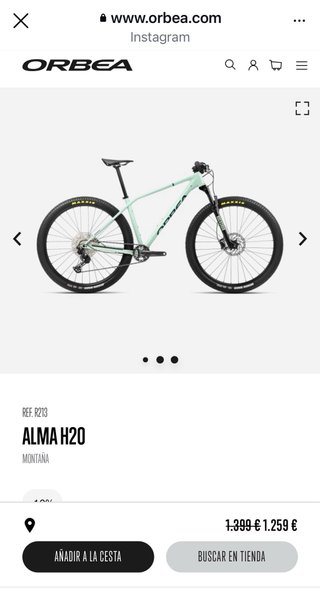 Bicicleta Orbea Alma H20
