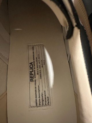 Maison Margiela Replica Zapatillas Talla 43 Negro