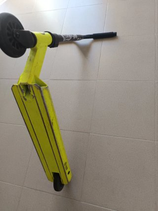Patinete Oxelo Skate Park Amarillo Fluorescente