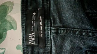 Zara Jeans Donna Marine Straight Taglia 38(EUR)