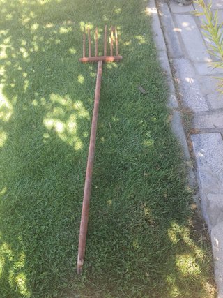 Horca de madera antigua