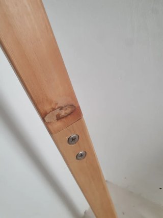 Perchero de pie madera estilo árbol