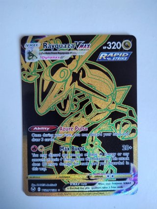 Carta Pokémon Rayquaza VMAX TG29/TG30