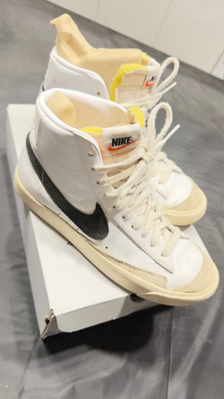 Botas Nike Blazer Mid '77 Hombre Blancas