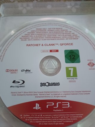 Ratchet & Clank: QForce PS3 caratula impresa